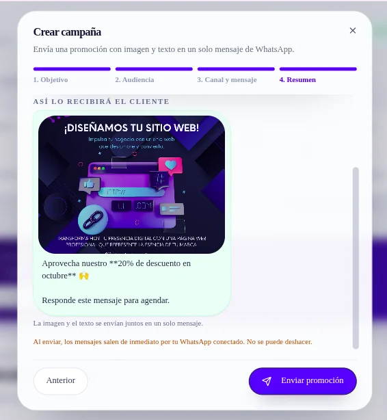 Creación de campaña